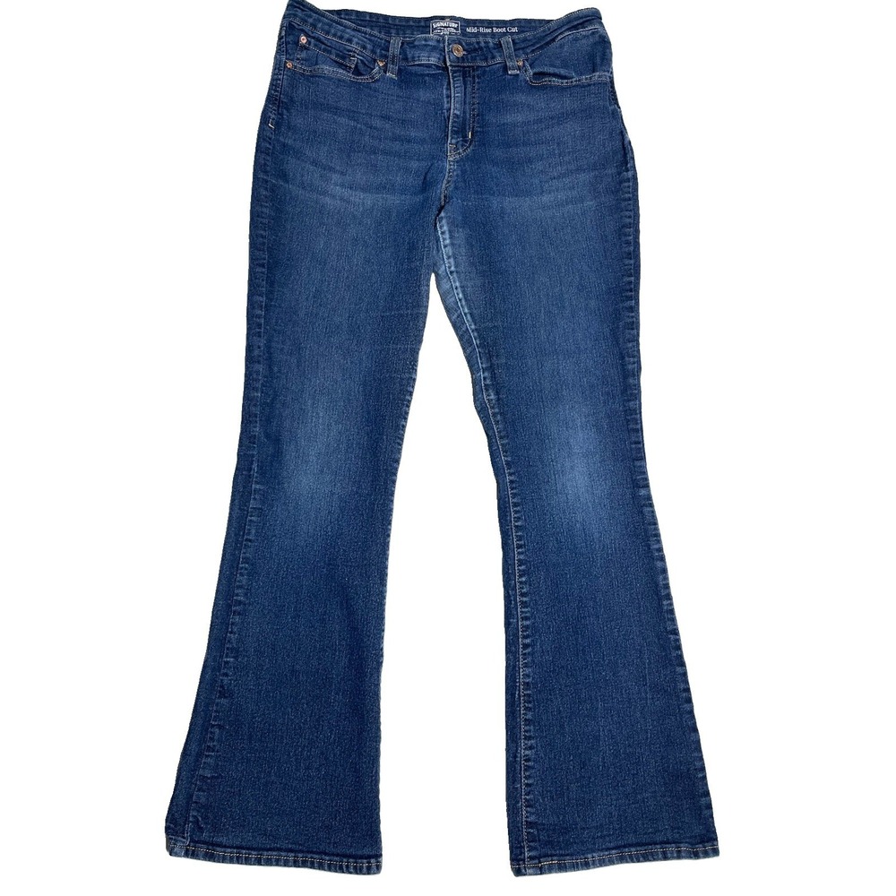 Levi Strauss Signature Mid Rise Bootcut Jeans Women's Size 16M 33x32 Blue